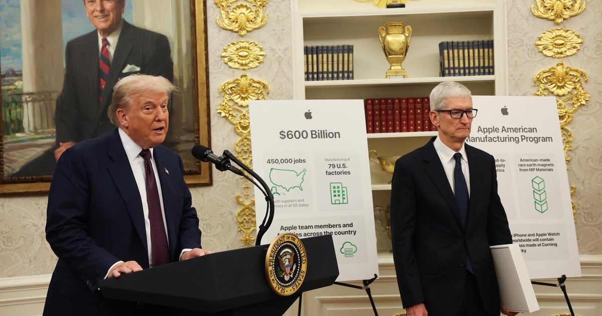 Trump, Apple announces new $ 100 billion obligation to produce in the US